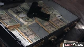 Big ass maid getting dominated and restrained - Karlee Grey