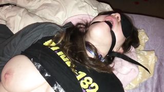 POV teen domination | BDSM slut gets holes filled Hot blowjob