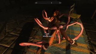 Amazing BDSM tentacle spells. Adrianne getting fucked by Tentacles