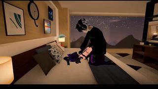 VRChat ERP Doggy Style and Sucking with Gagging