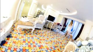 Chinese domination Mistress humiliation slapping foot slave girl