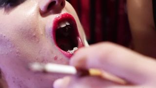 Lesbian Mistress - Human Ashtray Humiliation