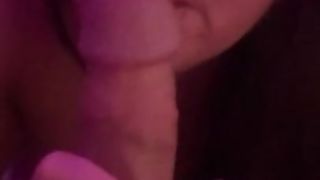 Latina Hazel Eyed GF Loves Gagging on Daddys Big Dick