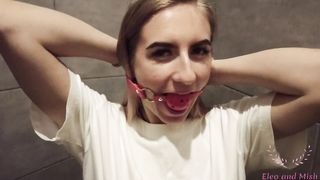 BDSM Toys in KFC Public Toilet