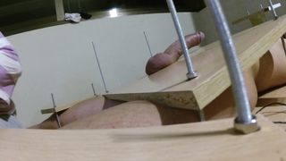 Amateur BDSM Femdom Handjob Torture with Feet Tickling