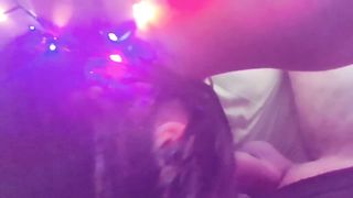 My Husband Offer me has his Buddy as Gift Christmas. BDSM. Amateur Couple.lola-oil