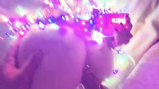 My Husband Offer me has his Buddy as Gift Christmas. BDSM. Amateur Couple.lola-oil