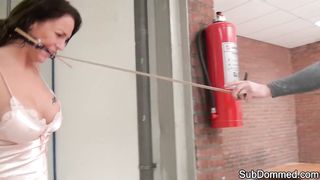 Gagged MILF Humiliated by Euro Maledom