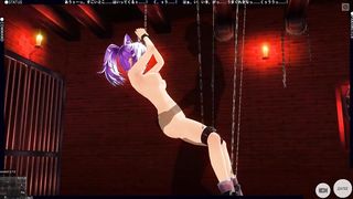 3D HENTAI BDSM Schoolgirl Fucked Hard in an old Basement