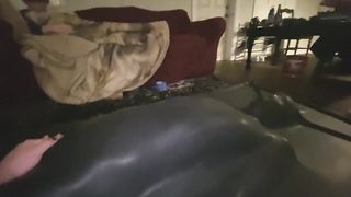 CUTE GIRL IN LATEX VACBED CUMS OVER AND OVER