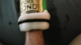 Sex Machine Pounds my Big Balls and Cock for Moaning Finale