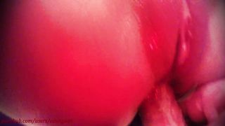 Taking my first Load in the Ass after Squirting on his Fuck Machine