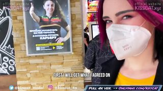 Risky Blowjob in Fitting Room for Big Mac - Public Agent PickUp & Fuck Student in Mall / Kiss Cat