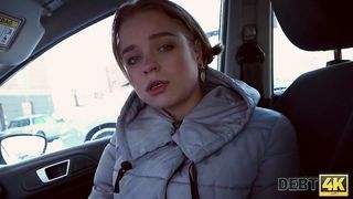 DEBT4k. Pretty Bartender Gets Paid well for Sex with Rich Stranger