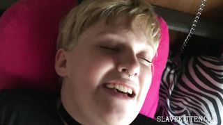 BDSM DDlb DDlg High School Teen (18) FTM Trans Boy LOVES Anal & DP W/vibe