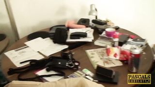 Submissive UK Teen Pussy Disciplined by Maledoms Big Cock