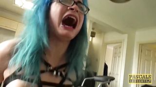 British sub Slut Gets Fed with Nasty Maledoms Hot Cum