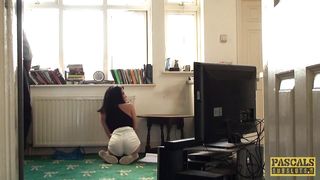 UK Squirting Skank Rough Fucked by Maledom