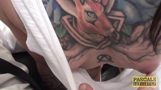 PASCALSSUBSLUTS - Nayomi Sharp Fed Jizz after Roughest Fuck