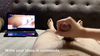 Hot Squirming Pleasure [12:40] and Post Orgasm Torture. Playing Cockhero