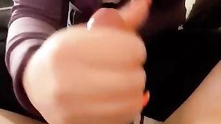 Sexy Hot Wife Edging and Post Orgasm Torture.