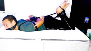 BONDAGE - BAREFOOT BOY TICKLE TORTURE