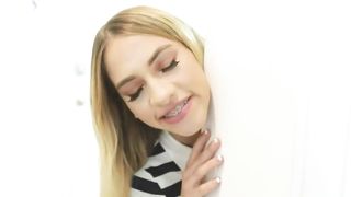 Tiny Bratty Teen Rides Huge Cock