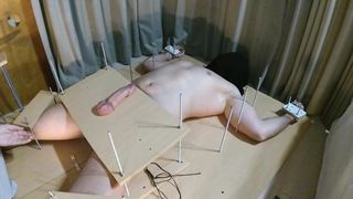 Amateur Femdom Feet Tickling Torture. CBT and Handjob Torture