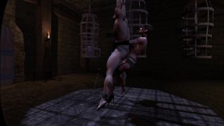 Citor3 SFM VR Bondage Games Big Tits Mistress Femdom Sissy Dildo Milking Training