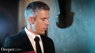 Deeper. Addie Gets Tied up & Fucked by Stranger on Vacation