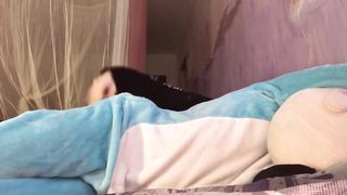 Gently Fucked a Sleepy Sissy Neko Femboy in Pajamas