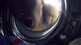 Housewife Stuck in a Washing Machine