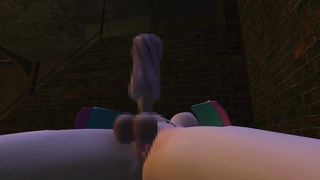 3D Hentai Anime Futa D.va Machine Fuck Ahegao