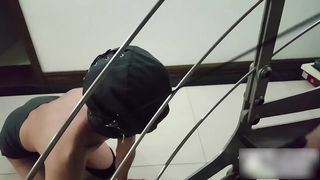 Chinese Femdom,licking Sexy Mistress's High Heels Footworship