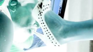 Black Mistress Enjoys Dominating Three  white Girls at once