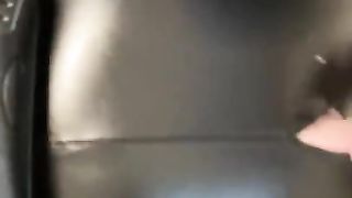 Italian Brunette Facialed in Blindfold Bound Paddled Sucking Dick in Leather Pants