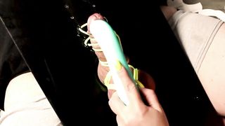 TOURTURE BOARD! you can't Cum until I say (BIG CUM LOAD) Edging his Cock.