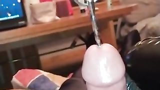 Domina KATRIX Torture Slave Dick and Sounding with Finger.