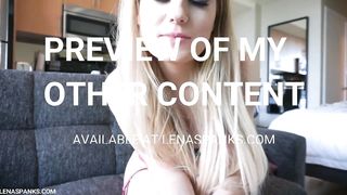 CamGirl Babe Anal + Fingering Tight Wet Pussy + Ass | LenaSpanks