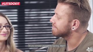 LETSDOEIT - Kinky French Gets Rough Sex at Porn Casting