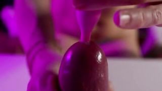 BDSM Penis Torture Bondage and Fucking of the Urethra with a Vibrator before Cum in Mouth