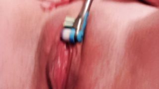 Sloppy Fun with the Electric Toothbrush