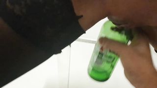 Stepmother Seduce Son during Clean the Home. Beautiful Housewife