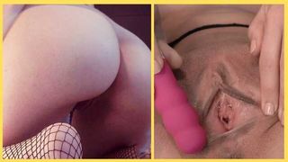 HUGE Orgasms for Petite Teen with Wet Pussy