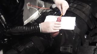 Cathetered Collared Electro Orgasm