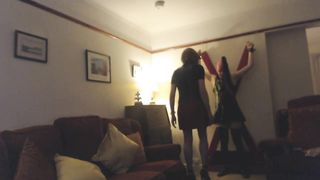 CD Mistress prepares her slave for punishment