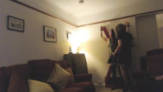 CD Mistress prepares her slave for punishment