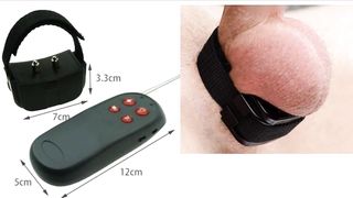 EStim in Chastity 2  with Second Shocker