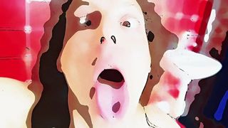 Horny Fuckslut Dildohooting