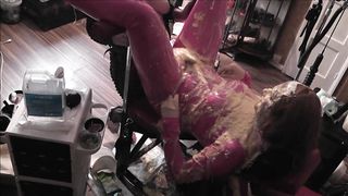 Sissy Britney Sploshing Strapon fuck